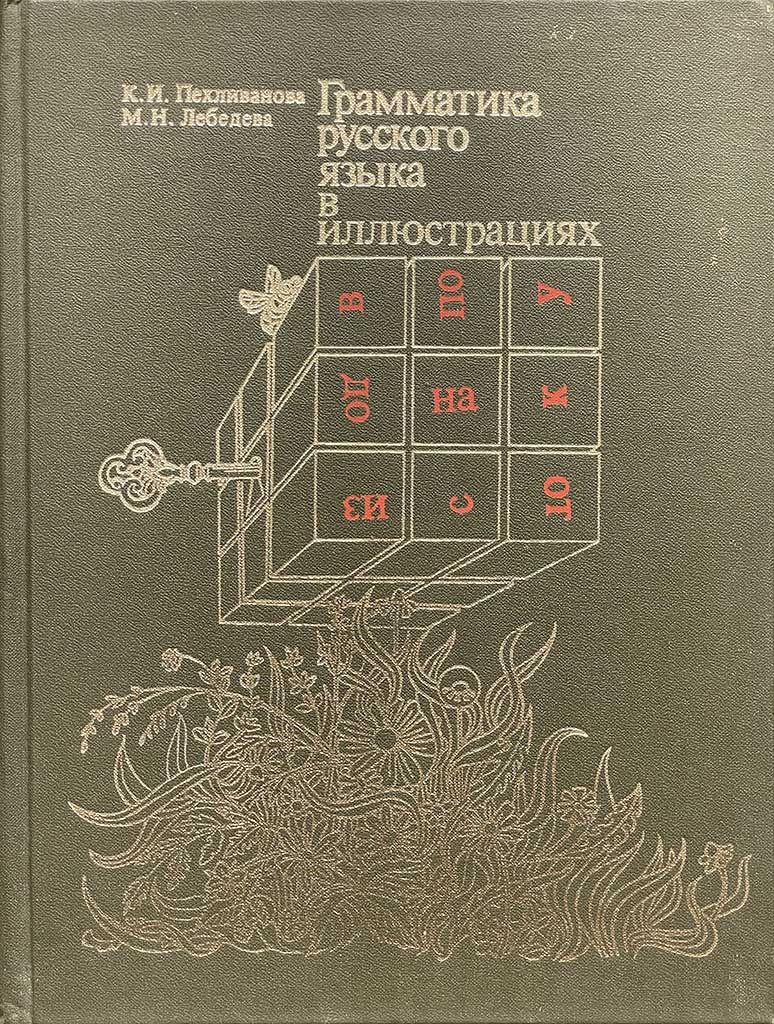 Обложка книги "Грамматика русского языка в иллюстрациях"